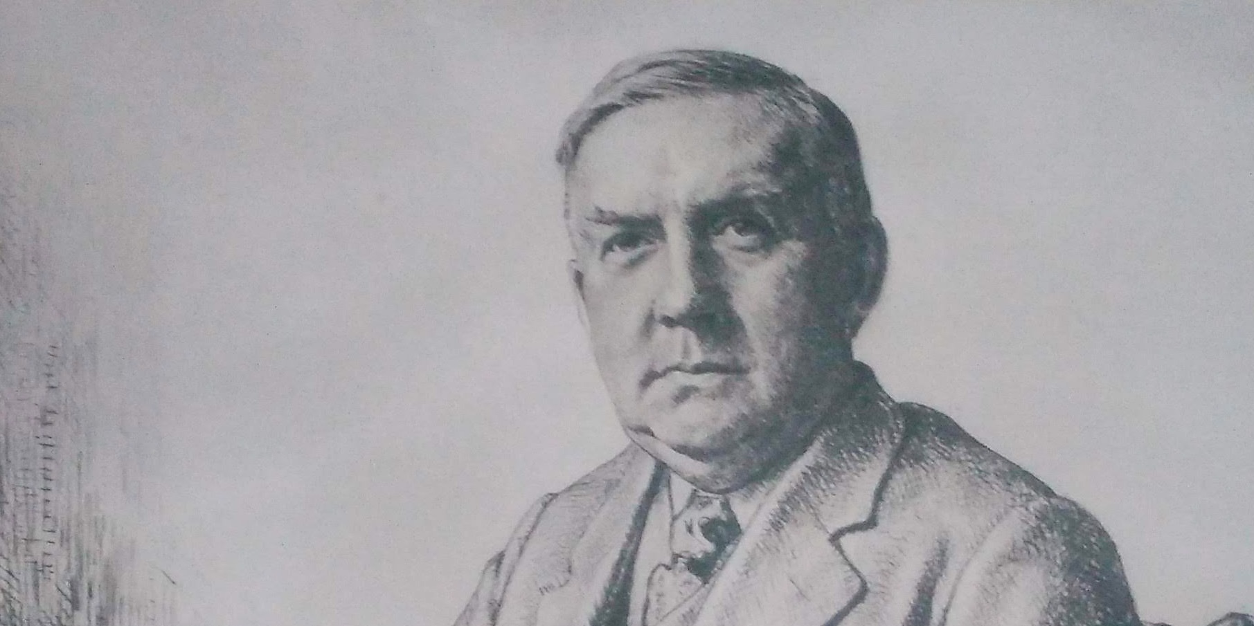 A drawing of John Bowes Morrell